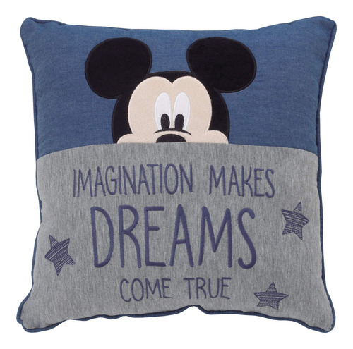 Disney Mickey Mouse Hello World - Almohada Decorativa Con Ap