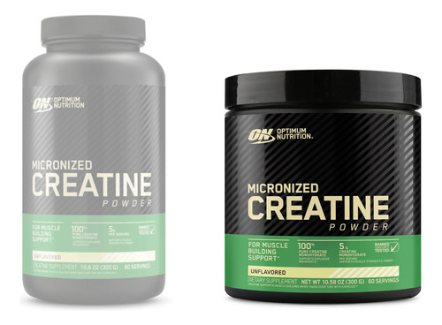 Optimum Nutrition Powder Creatina Micronizada 300g 60 Porciones de 5g Mejora Fuerza y Rendimiento Suplemento Deportivo de Alta Pureza Sin Sabor
