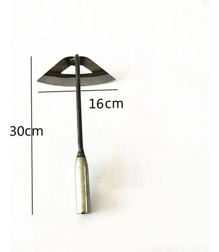 Enxada Com Cabo De Jardim Triangular De Aço Com Buraco