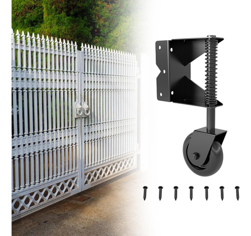 Rueda De Puerta De Madera Pesada De 4 Partes De Bien
