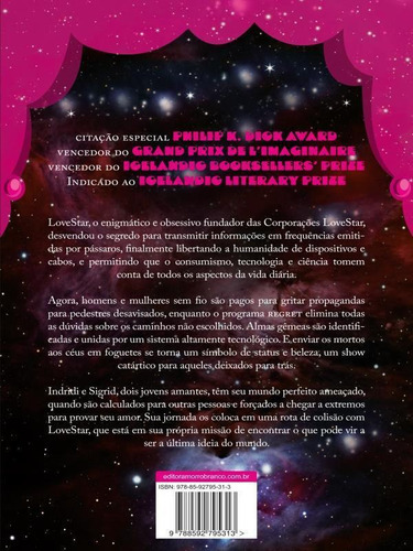 Lovestar, De Magnason, Andri Snaer. Editora Morro Branco, Capa Mole, Edição 1ª Edição - 2018 Em Português