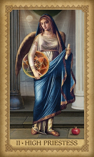 Imagem 4 de 8 de Influence Of The Angels Tarot Bordas Douradas Original