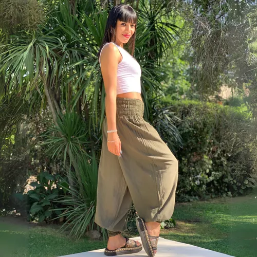 Pantalones de bambula sale