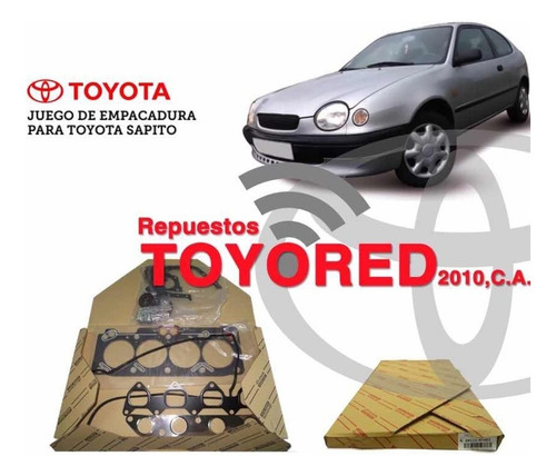 Juego De Empacadura Toyota Corolla 2000 2001 2002 Original