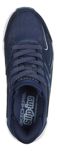 Zapatilla Niño Uno Azul Skechers