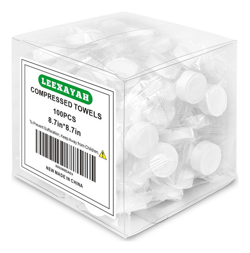 Leexayah 100 Tabletas De Toalla Comprimidas, Toallas Comprim