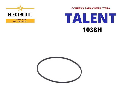 Imagen 1 de 1 de Correa Para Dvd Talent 1038h