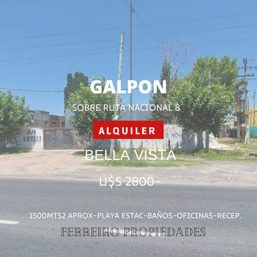 Alquiler De Galpon De 1500mts2 En Bella Vista