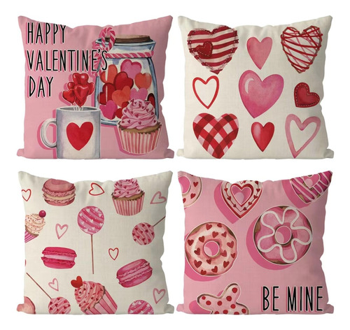 Fundas De Almohada De Amor Para San Valentín 45x45 Cm