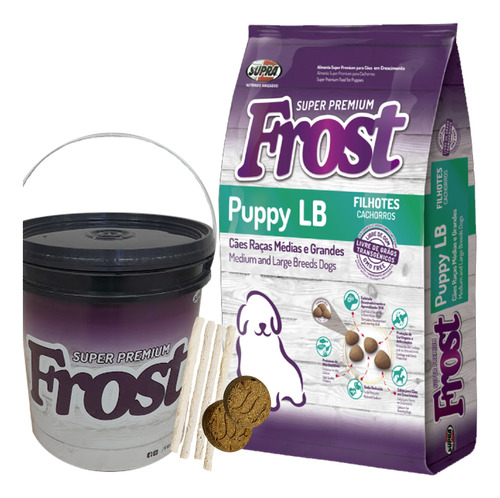 Comida Perro Cachorro Frost Large Breed 17 Kg + Regalo