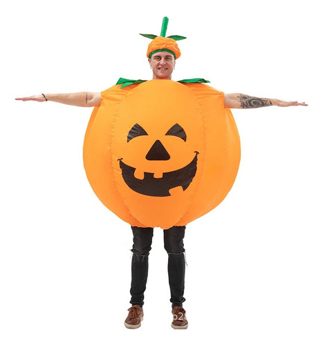 Ropa Inflable De Calabaza Cosplay Creativa De Halloween