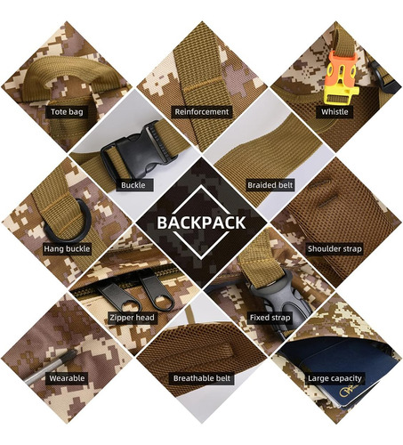 Mochila Hongxinghai 100l Para Acampamento E Caminhada, Mochi