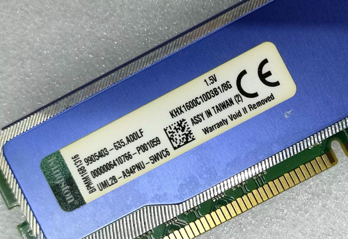 Memoria Ram Ddr3 8gb Bus 1600 Hiperx Fury Kingston 12800 (Usado)