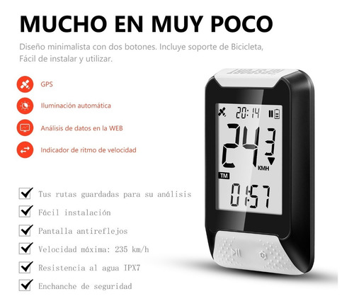 Gps Ciclocomputador Igpsport Igs130 + Nf + Garantia 12 Meses