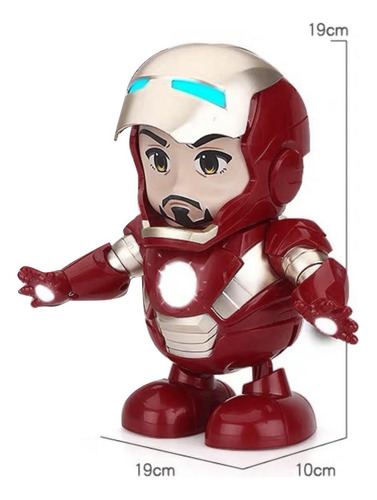 Juguete Robot Musical Interactivo De Personaje Iron Man