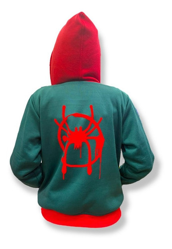 Imagen 2 de 7 de Chaqueta De Spider-man Miles Morales