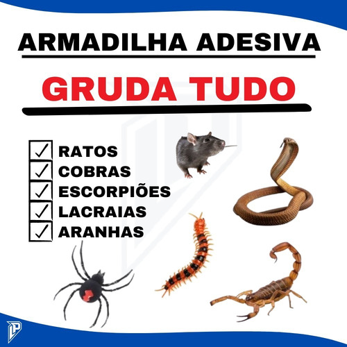 Imagem 2 de 7 de Ratoeira Adesiva Armadilha Pega Ratos E Pragas