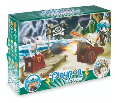 Muñeco Pinypon Action Cañon De Pirata Con Lanzador 16238
