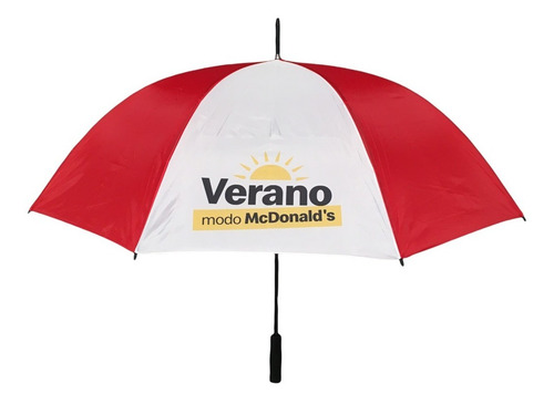Imagen 2 de 10 de 6 Paraguas Gigantes Reforzados Personalizados Con Tu Logo Estampado Full Color Excelente Calidad