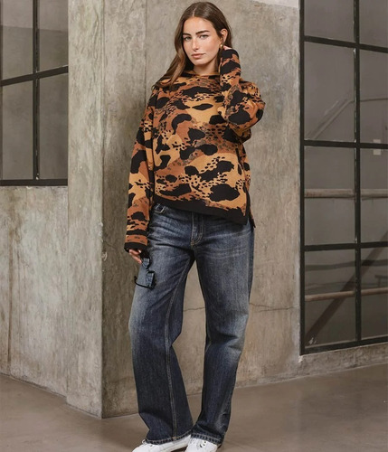 Sweater Con Capucha Doble Tejido De Bremer - Albania