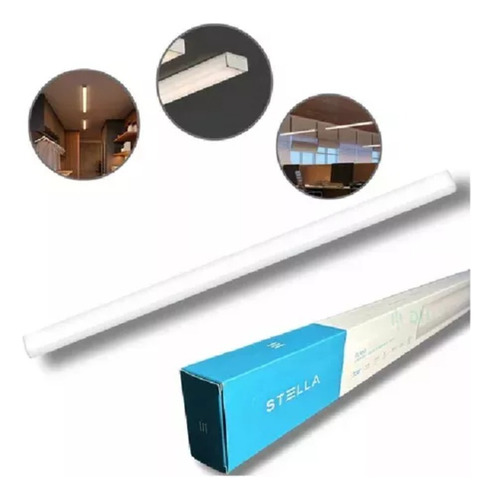 Luminária Linear Plane 16w 4000k 1900lm Stl23931/40 - Stella