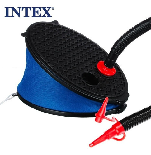 Bombin Inflador Manual De Pie 28cm Intex 69611