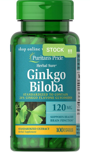 Imagen 1 de 2 de Ginkgo Biloba Americano Memoria En Stock