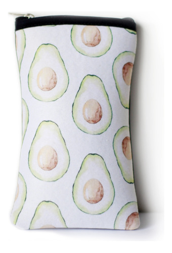 Funda Para Celular Paltas Palta Verde Kawaii Avocado