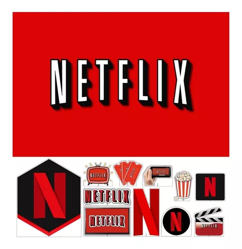 Kit Display Decorativo Festa Infantil Netflix