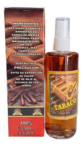 Perfume Loción Esotérica Tabaco | Poder Y Protección + Regal