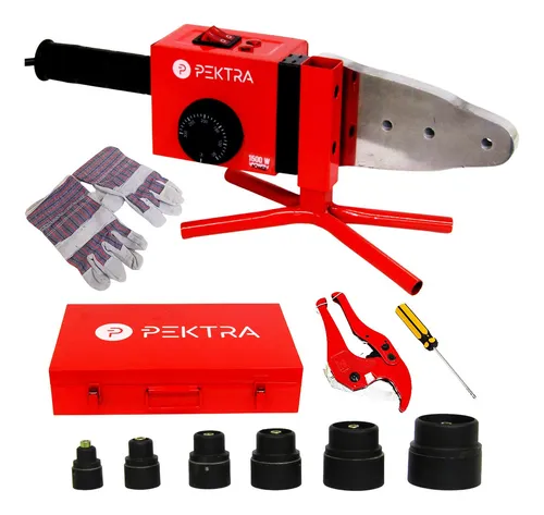 comprar Termofusora 1500w Pektra 6 Boquillas Maletin Aguas Gas Caño