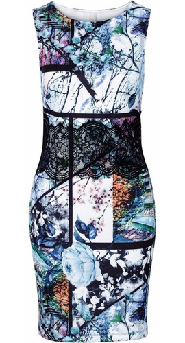 Imagen 2 de 5 de Vestido Verano Adele Oficina Coctel Lycra Arma Tu Look