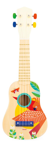 Janod Gioia - Ukelele - Guitarra Infantil Colorida De 20 Pul