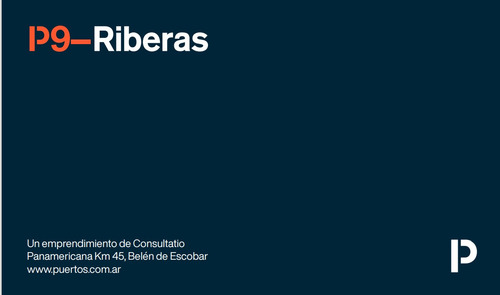 Imagen 1 de 4 de Terreno En Venta Ubicado En Riberas, Puertos, Escobar