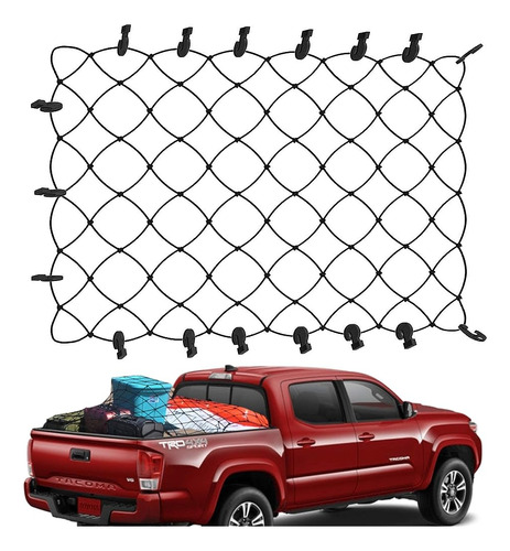 Taconets Toyota Tacoma Short Bed Cargo Net - Bungee Net Acce