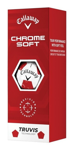 Imagen 4 de 5 de Pelotas De Golf Callaway Chrome Soft Truvis X 12 Oferta