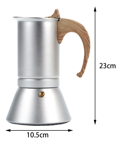 Cafetera Espresso Portátil 6 Tazas/10 Onzas Para Acampar Al