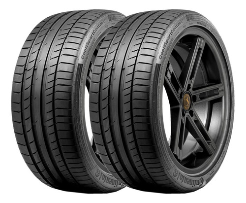 Kit 2 Pneus Continental Aro 19 255/55r19 Contisportcontact 5