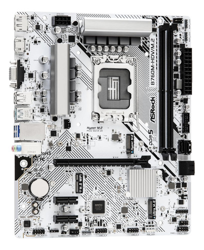 Placa Base Asrock B760m-hdv/m.2 Intel 12ª Y 13ª Generación..