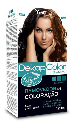 Kit Removedor De Coloração Dekapcolor Novo 120ml Único