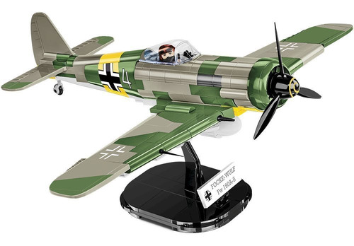 Avião De Caça Alemão Focke Wulf Fw 190 A5 - 344 Peças - Cobi