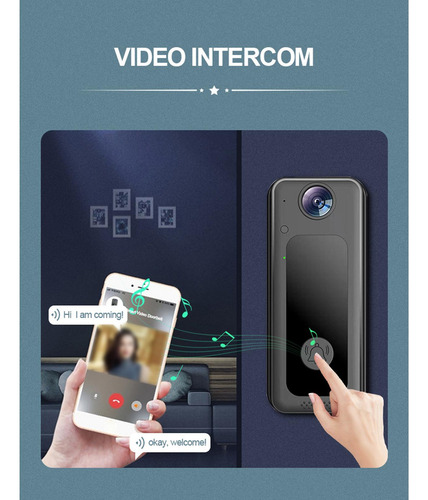 Timbre Inalámbrico De Detección De Movimiento Al Aire