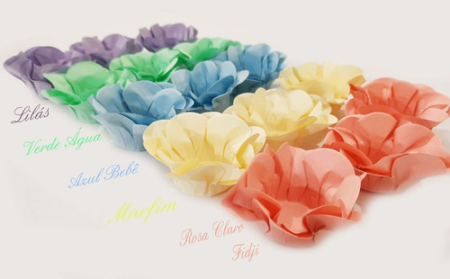 Imagem 9 de 10 de 30 Forminhas Doces Flor Luxo Dupla Papel Casamento Promoção