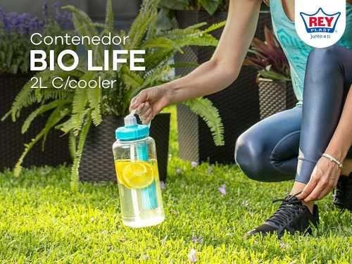Botella Pote Contenedor De Agua Deportiva Camping Parque 2l