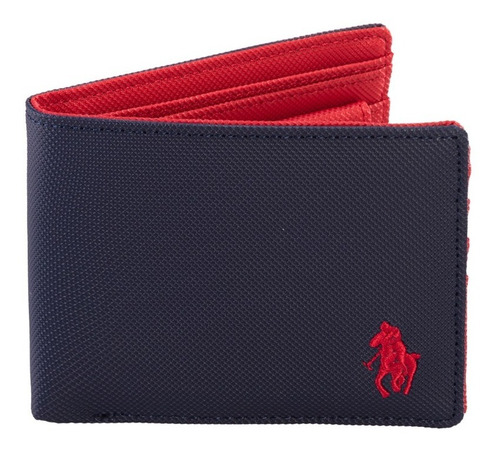 Imagen 3 de 5 de Cartera Hpc Polo En Tejido Texturizado Con Logo