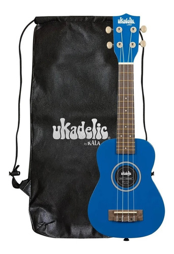 Ukulele Ukelele Kala Ukadelic Soprano Uk-blue Ink C/funda