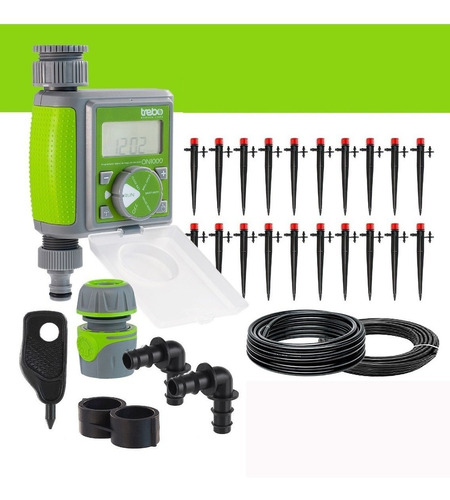 Kit De Riego Automático  Jardin 20 Macetas Goteo Huerta