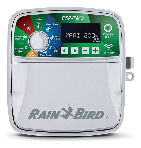 Controlador Rain Bird ESP-TM2 120v, 4 estações, branco