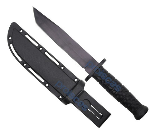  Cutlery YKD-1 faca tática para caça e pesca 30cm con bainha resistente cor preto