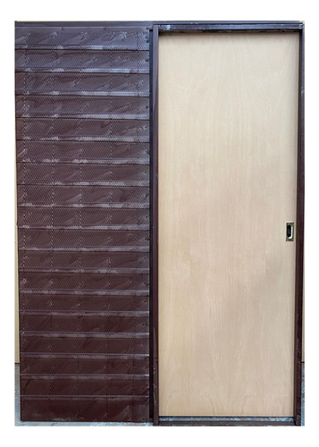 Puerta Placa Enchapado Cedro. 70. Chapa 18. T15